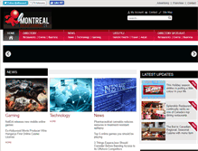 Tablet Screenshot of montrealentertainment.ca